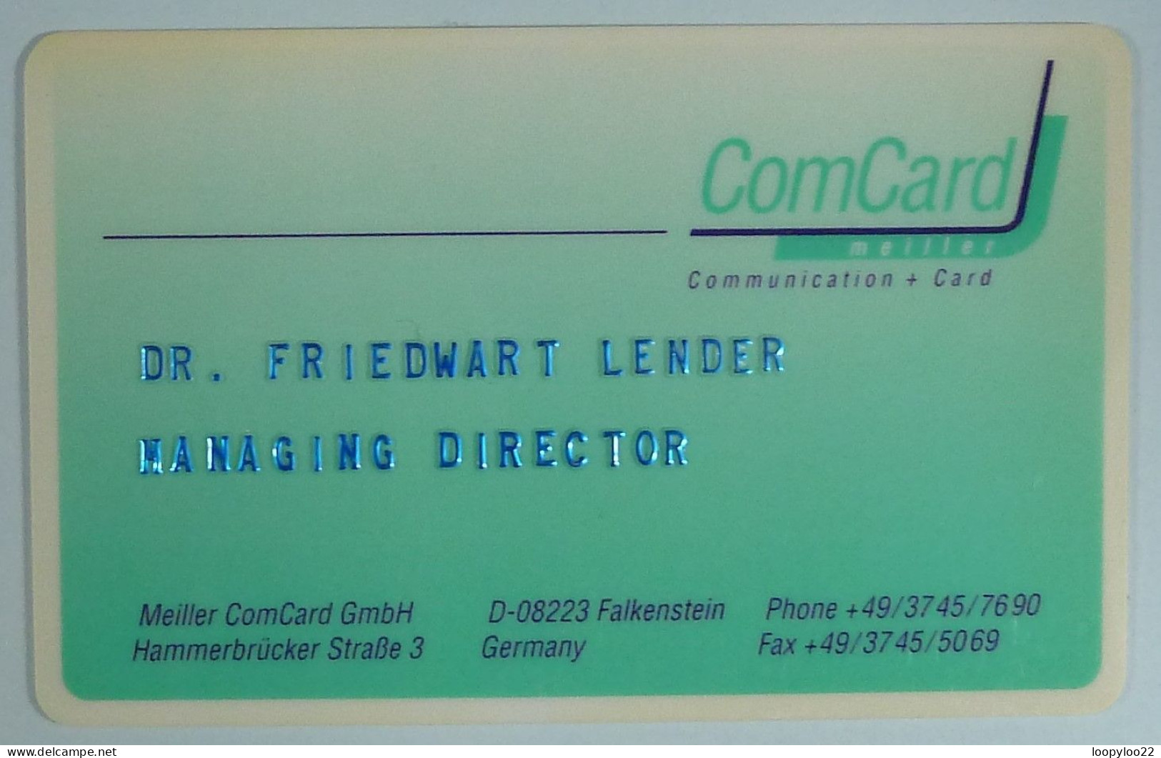 GERMANY - ComCard - Managing Director - Smart Card Demo - Sonstige & Ohne Zuordnung