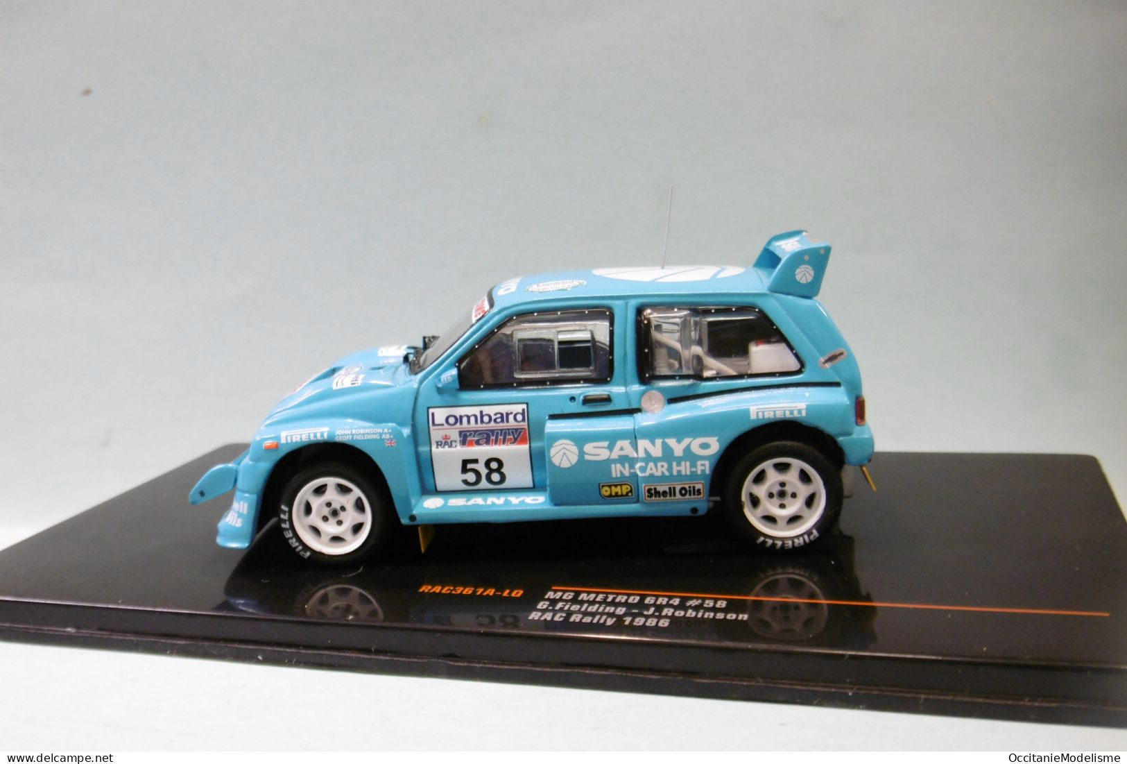 Ixo - MG METRO 6R4 #58 RAC Rally 1986 Fielding - Robinson réf. RAC361A NBO Neuf 1/43