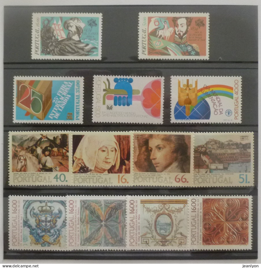 PORTUGAL - Timbres Neufs - Année Complète 1984 - Lot De 27 Timbres Dans Encart Cartonné CORREIOS PORTUGAL - Annate Complete