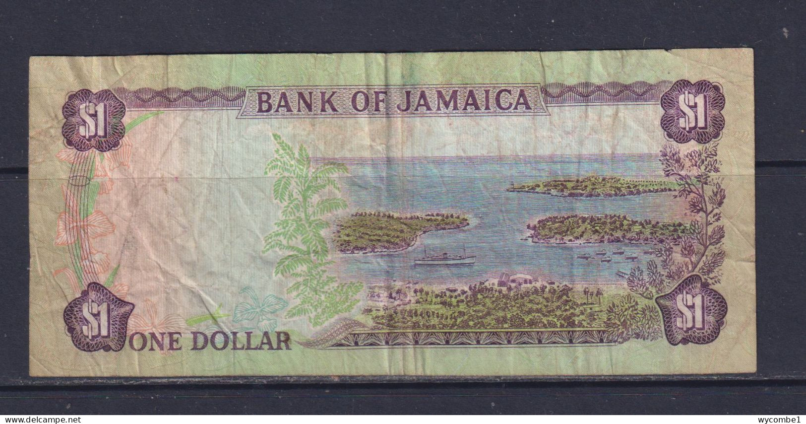 JAMAICA  - 1960 1 Dollar Circulated Banknote As Scans - Jamaica