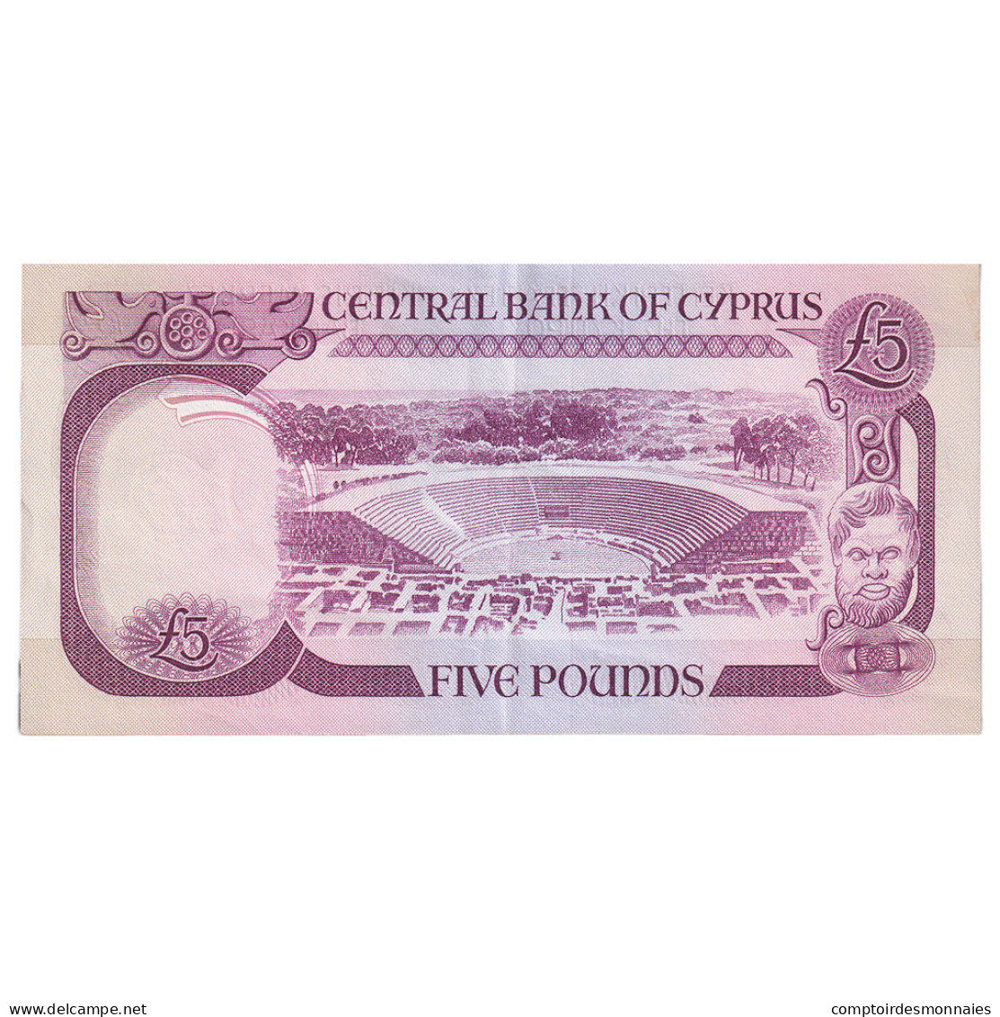 Billet, Chypre, 5 Pounds, 1979, 1979-06-01, KM:47, TTB - Cyprus