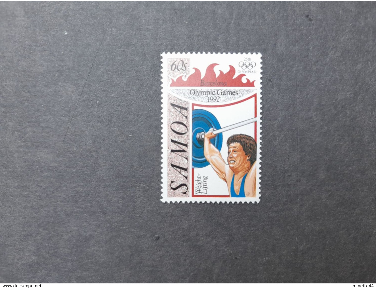 SAMOA MNH** HALTEROPHILIE WEIGHT LIFTING 1992 - Pesistica