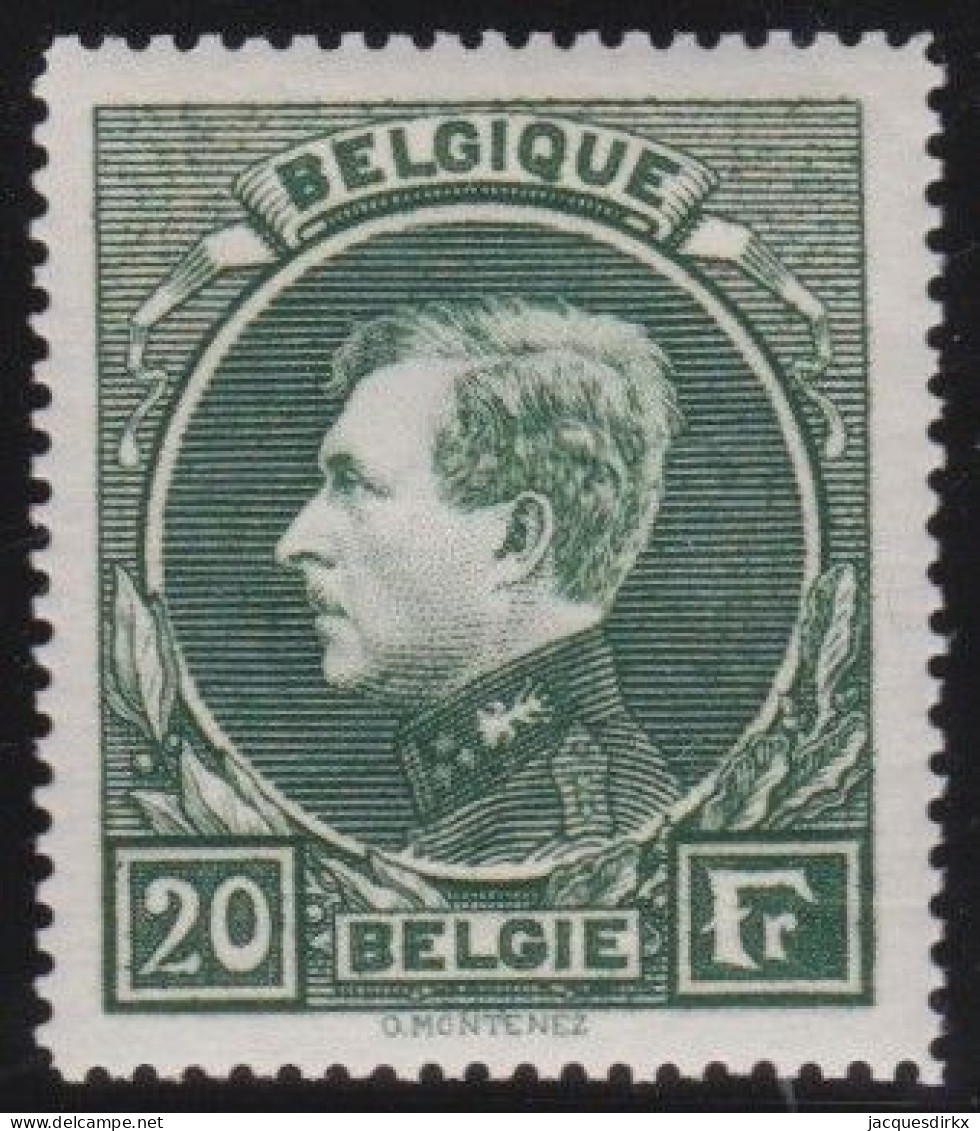 Belgie  .   OBP   .    290 (2 Scans)    .   **    .   Postfris    .   /   .    Neuf Avec Gomme Et SANS Charnière - 1929-1941 Grand Montenez