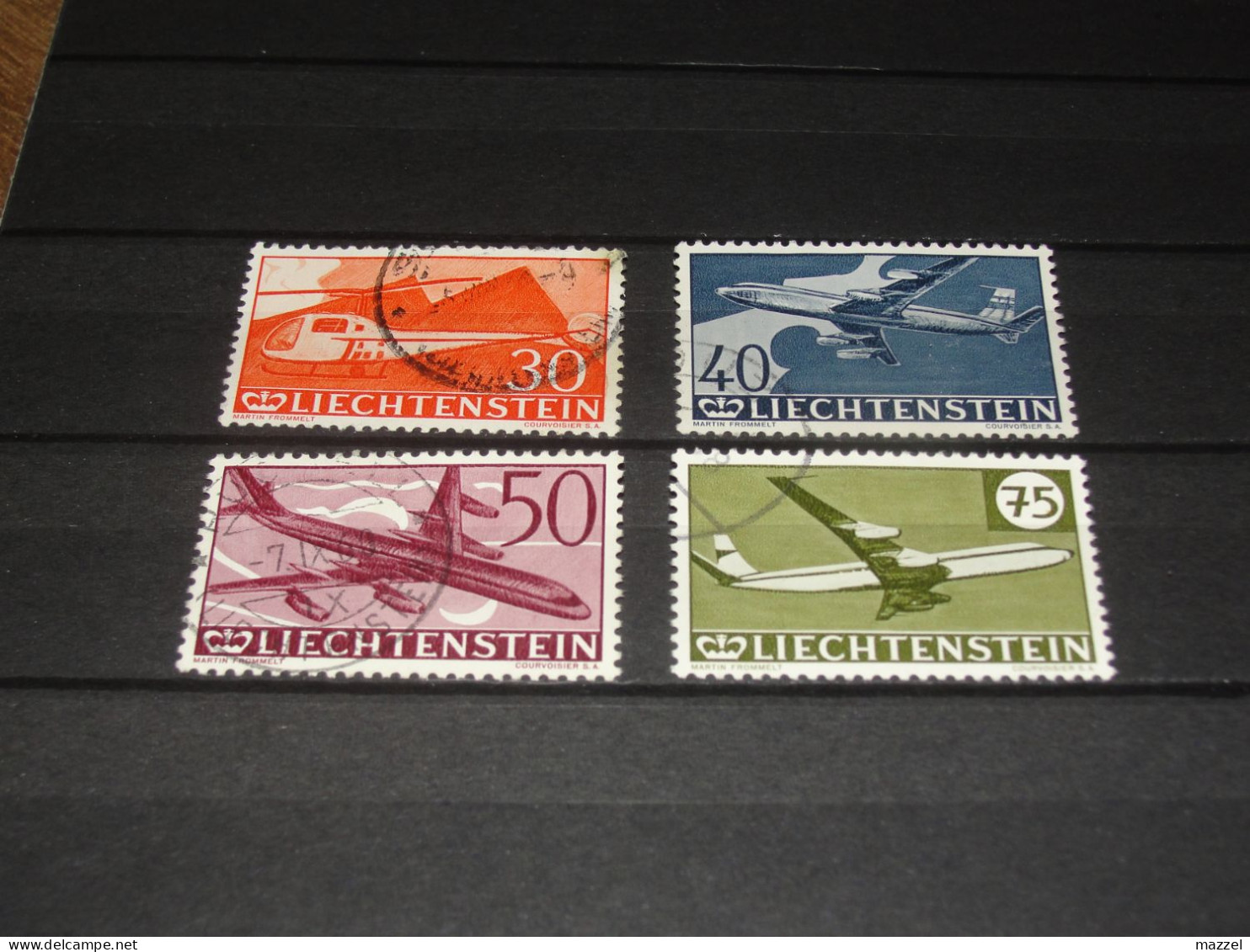 LIECHTENSTEIN   SERIE  391-394   GEBRUIKT (USED) - Gebraucht