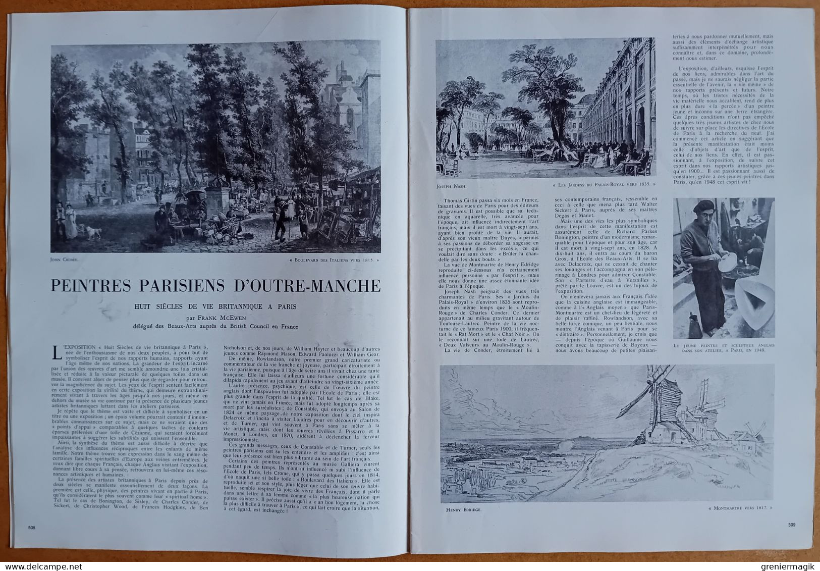 France Illustration N°138 22/05/1948 Princesse Elizabeth à Paris/Elevage Chevaux/La Route De L'Alaska/Carmen Amaya - Algemene Informatie