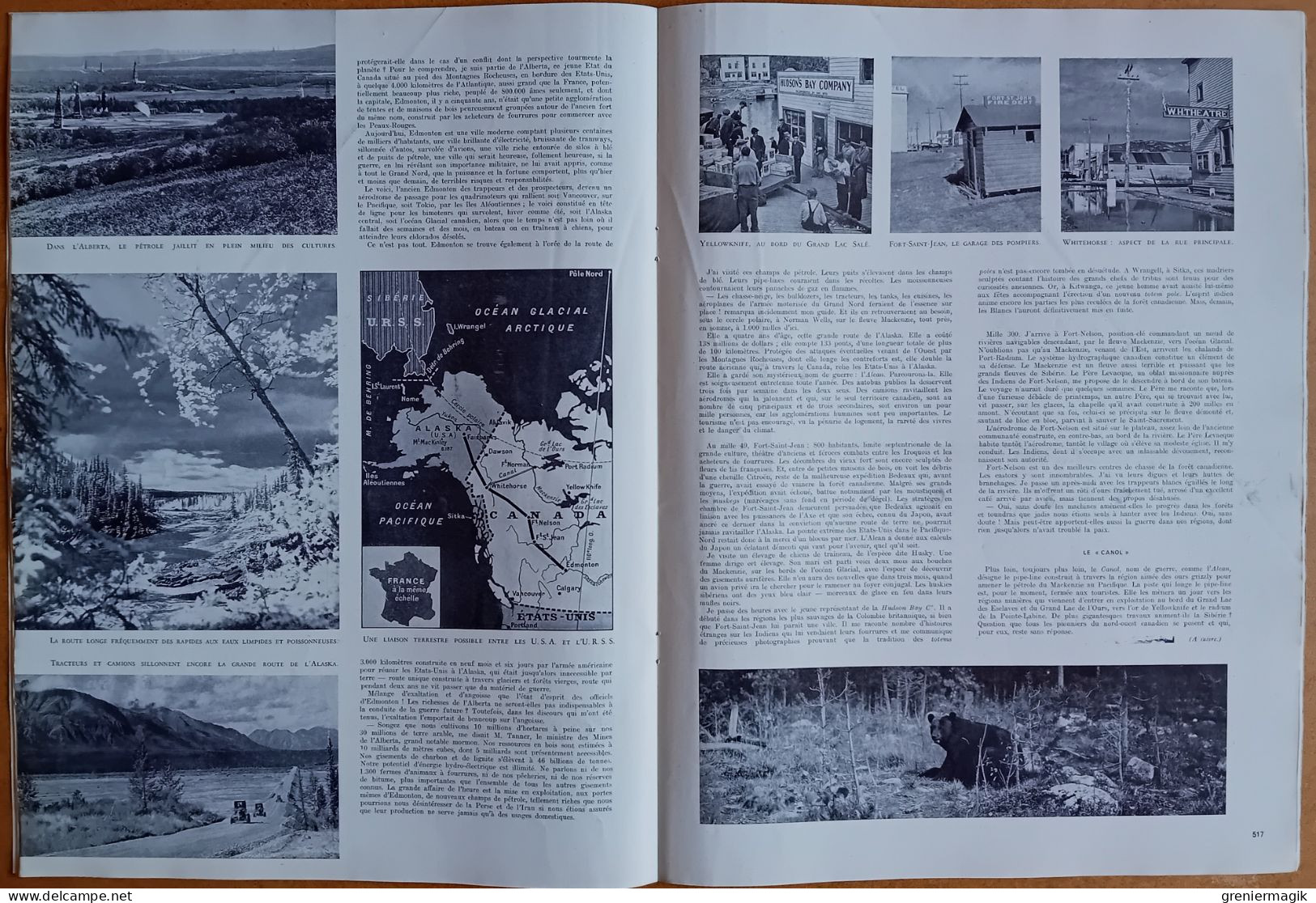 France Illustration N°138 22/05/1948 Princesse Elizabeth à Paris/Elevage chevaux/La route de l'Alaska/Carmen Amaya