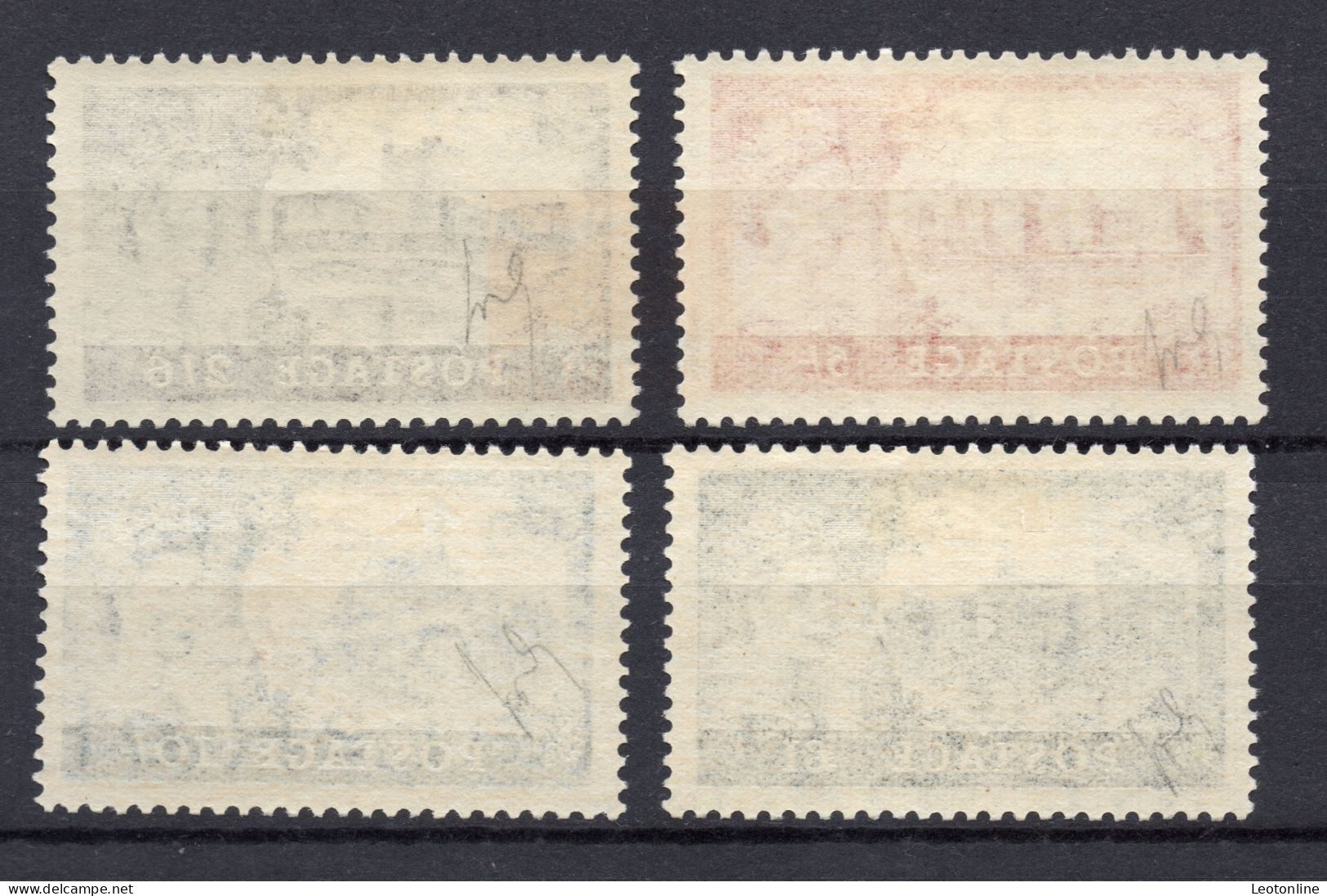 GB GRAN BRETAÑA 1955 WATERLOW SG 536/39 - YVERT 283/286 MLH - Unused Stamps