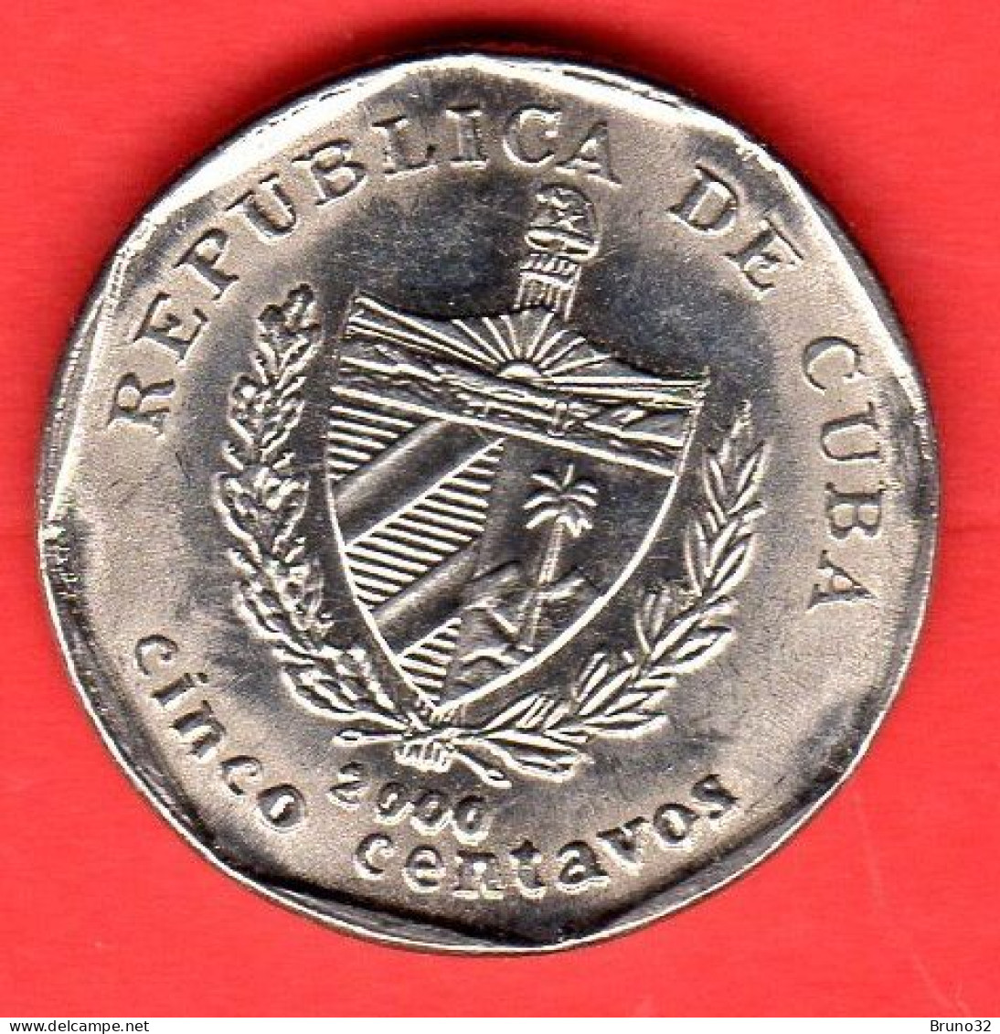 CUBA - 2000 - 5 Centavos - QFDC/aUNC - Come Da Foto - Cuba