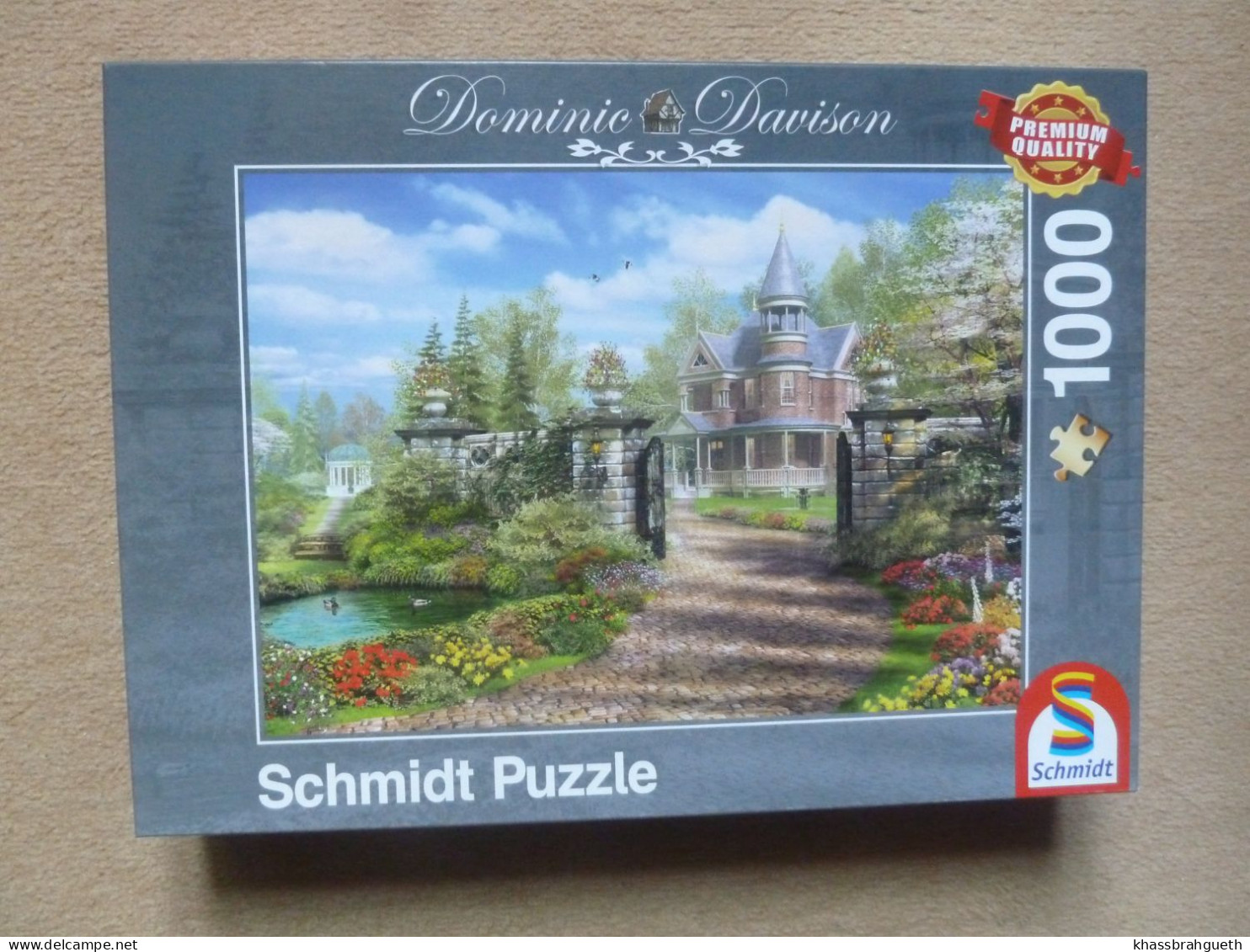 PUZZLE SCHMIDT (1000 P) - COTTAGE - DOMAINE IDYLLIQUE (DOMINIC DAVISON) (2019) - Rompecabezas