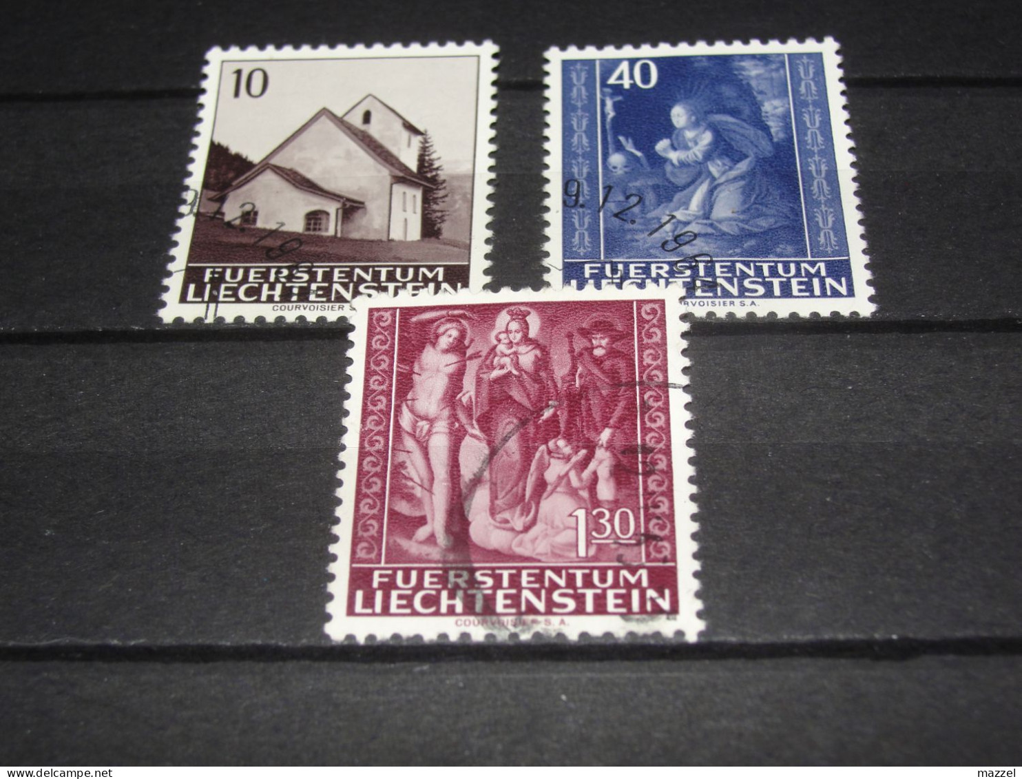 LIECHTENSTEIN   SERIE  445-447    GEBRUIKT (USED) - Usados