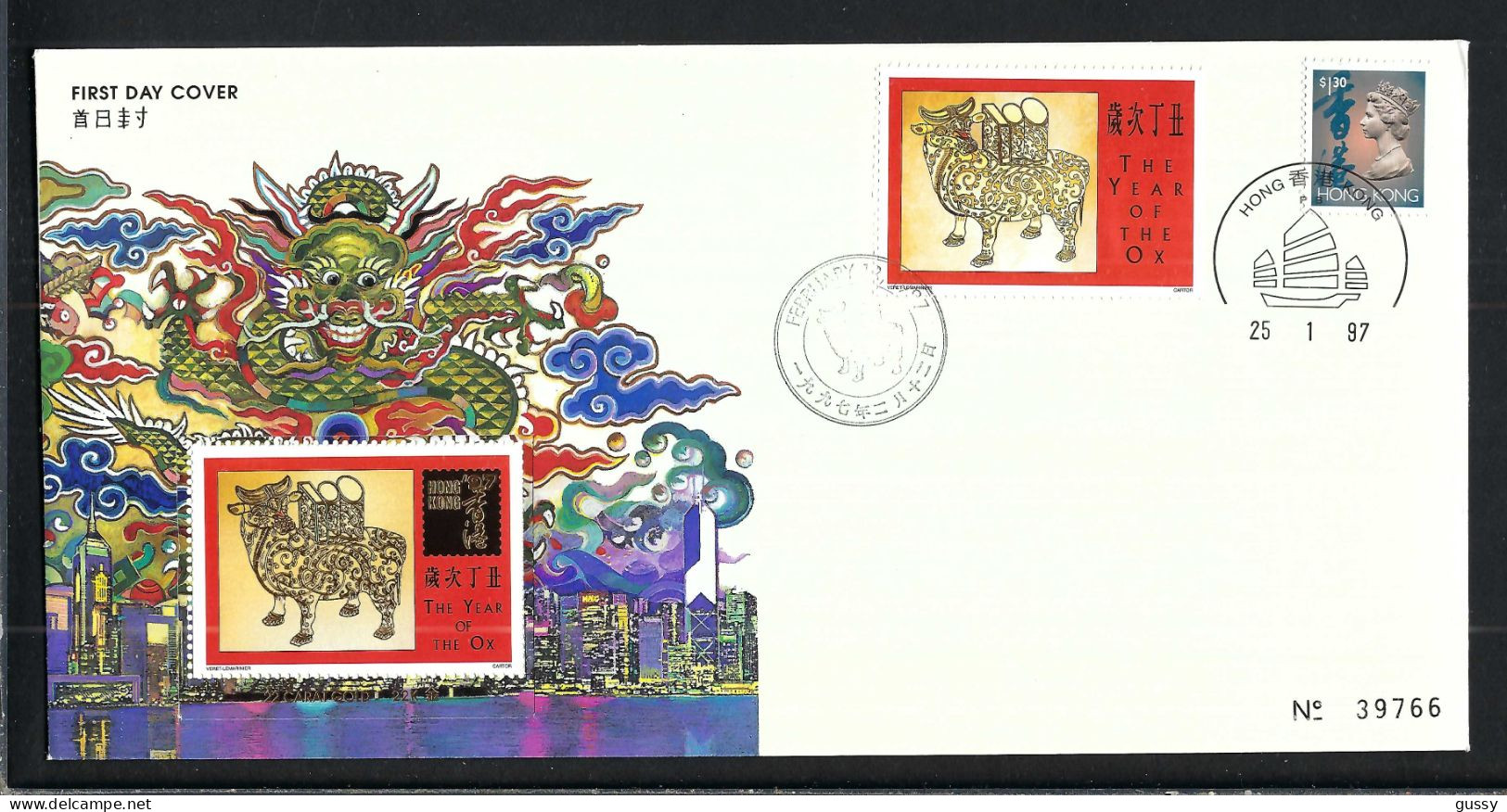 HONG-KONG Ca.1997: FDC - Cartas & Documentos