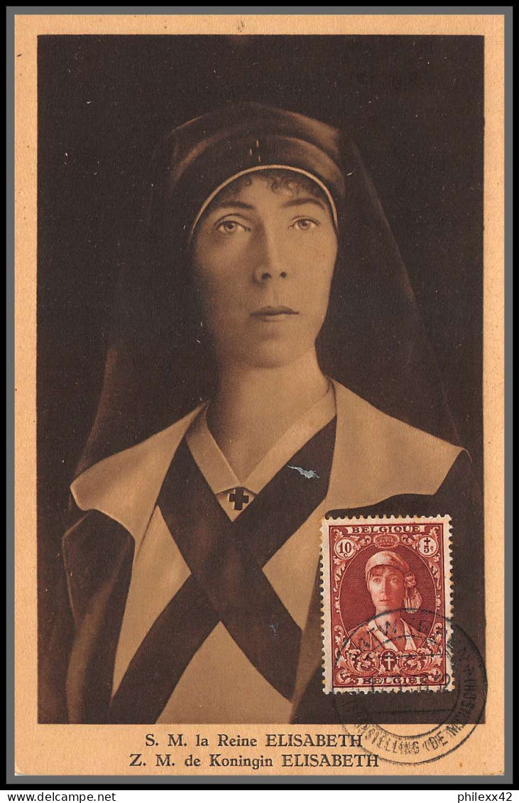 56723 N°326 Antituberculeux Reine Elisabeth 1933 Belgique Carte Maximum (card)  - 1905-1934