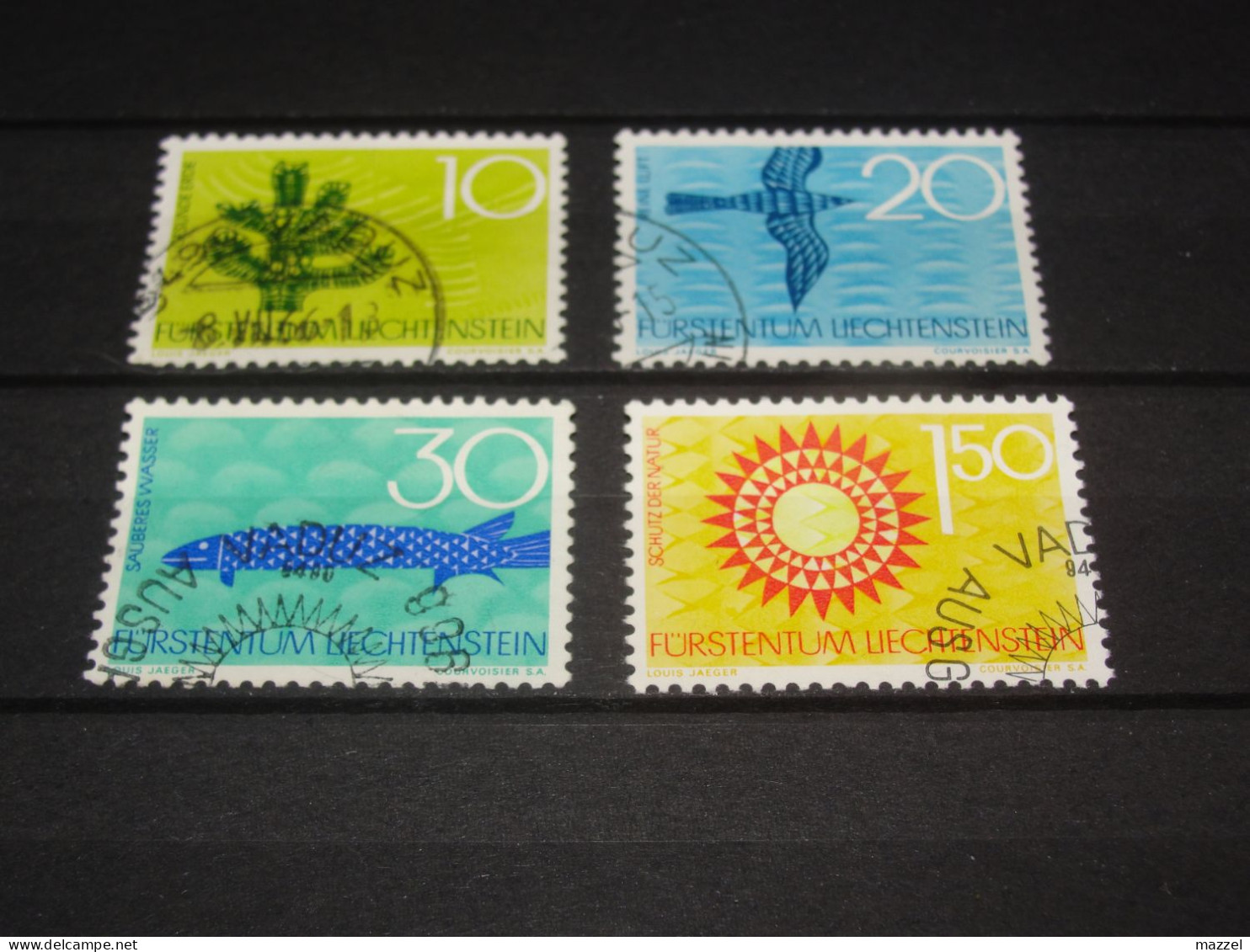 LIECHTENSTEIN   SERIE  460-463    GEBRUIKT (USED) - Used Stamps