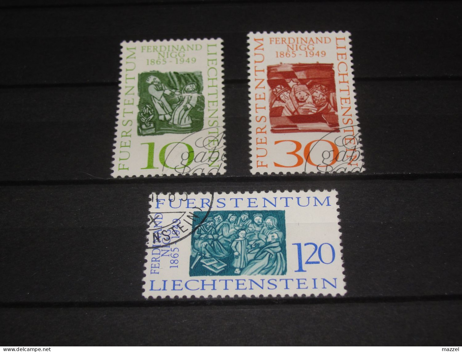 LIECHTENSTEIN   SERIE  455-457   GEBRUIKT (USED) - Usados