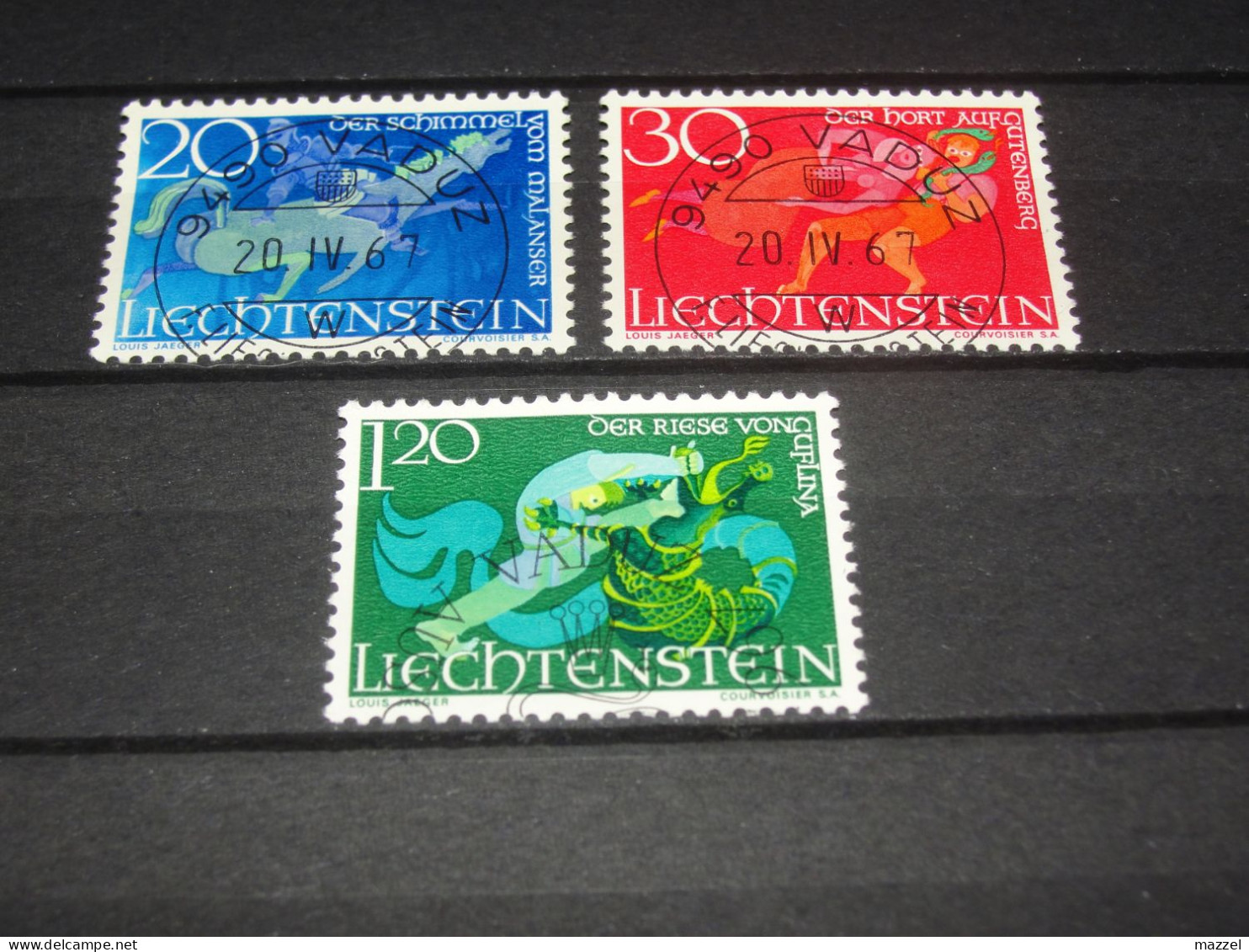 LIECHTENSTEIN   SERIE  475-477   GEBRUIKT (USED) - Gebraucht