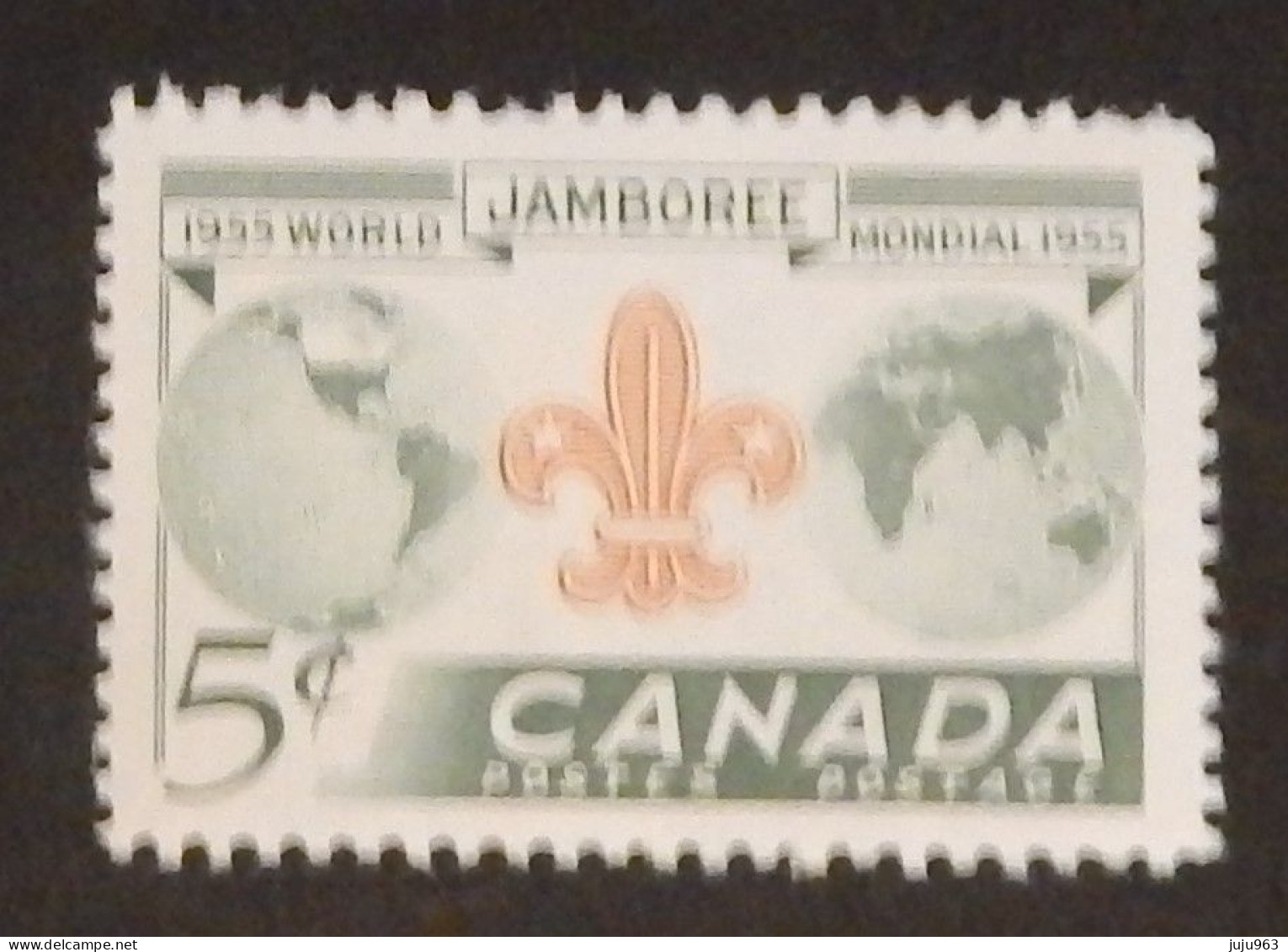 CANADA YT 283 NEUF**MNH" SCOUTISME" ANNÉE 1955 - Neufs