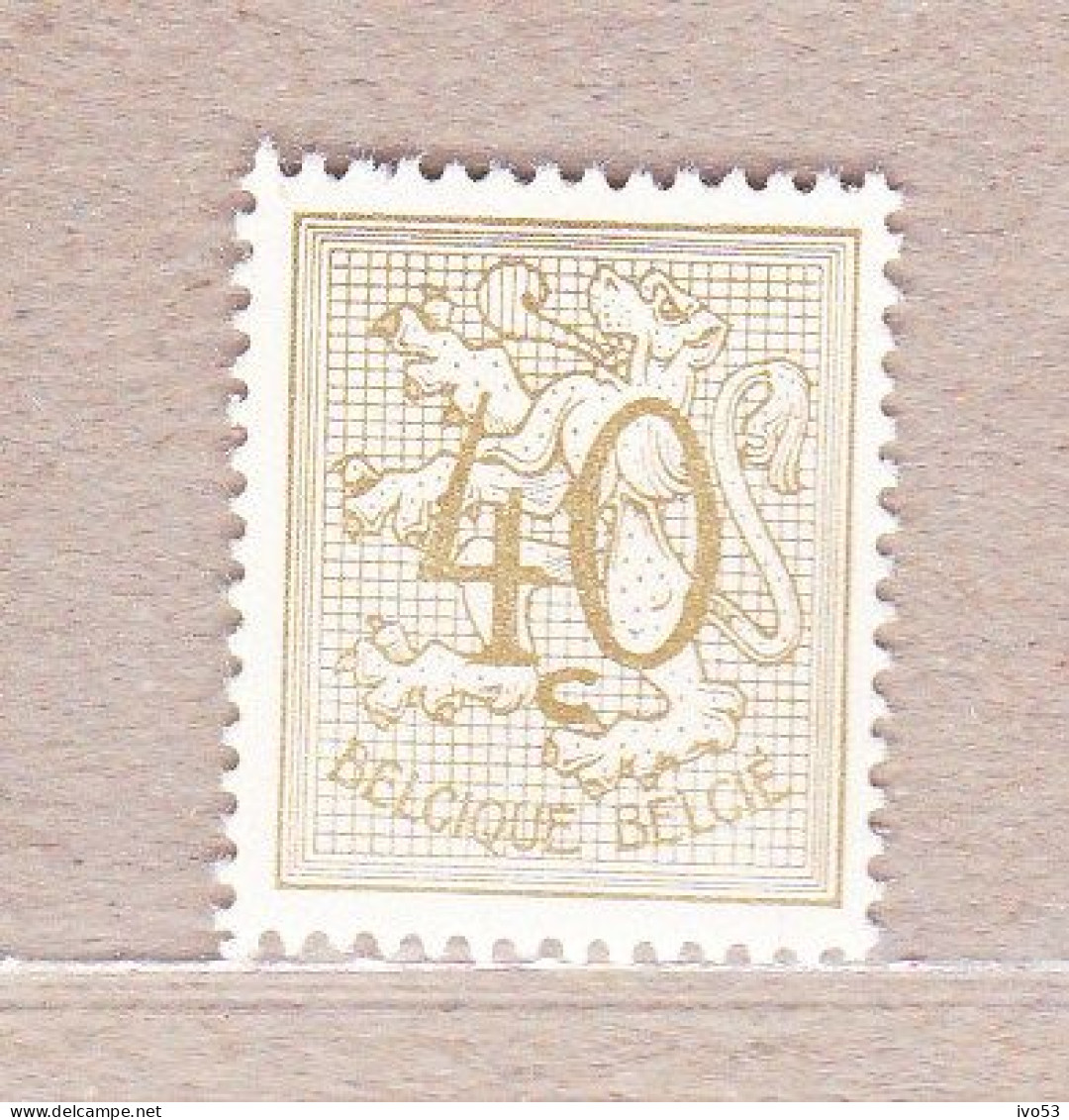 1951 Nr 853** Zonder Scharnier.Cijfer Op Heraldieke Leeuw. - 1951-1975 Heraldischer Löwe (Lion Héraldique)
