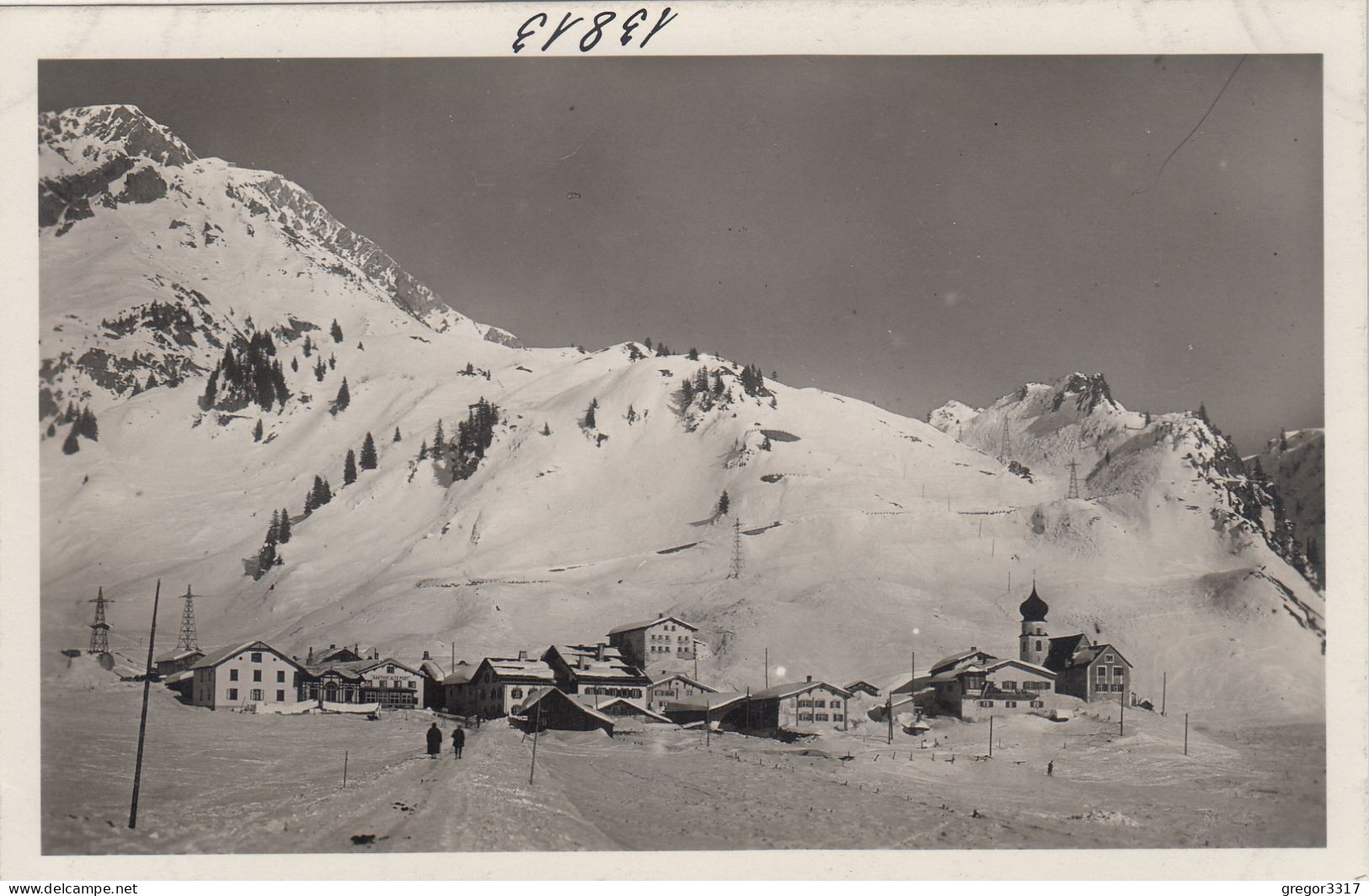 E3653) STUBEN Am ARLBERG - Straße Häuser Fussgänger - Alte FOTO AK - Stuben