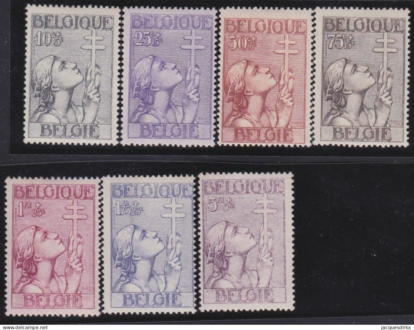 Belgie  .   OBP   .    377/383   (2 Scans)      .    *    .   Ongebruikt Met Gom   .   /   .    Neuf Avec Gomme - Unused Stamps