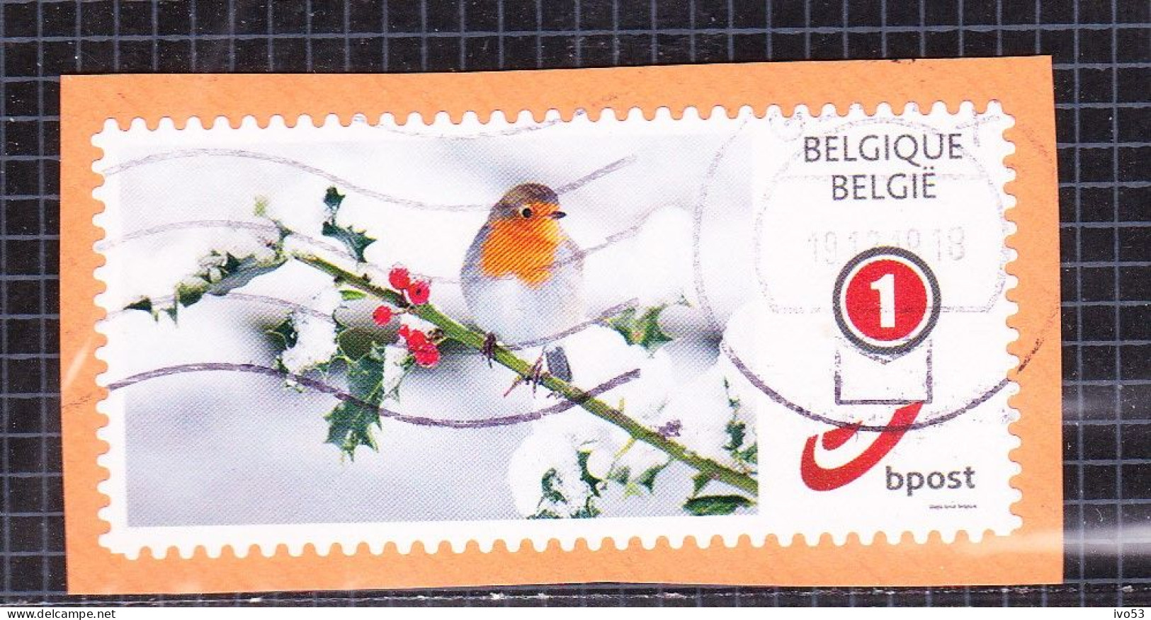 2011 Nr 4182/83 Duo-stamp / My Stamp,gestempeld Op Fragment. - Usados