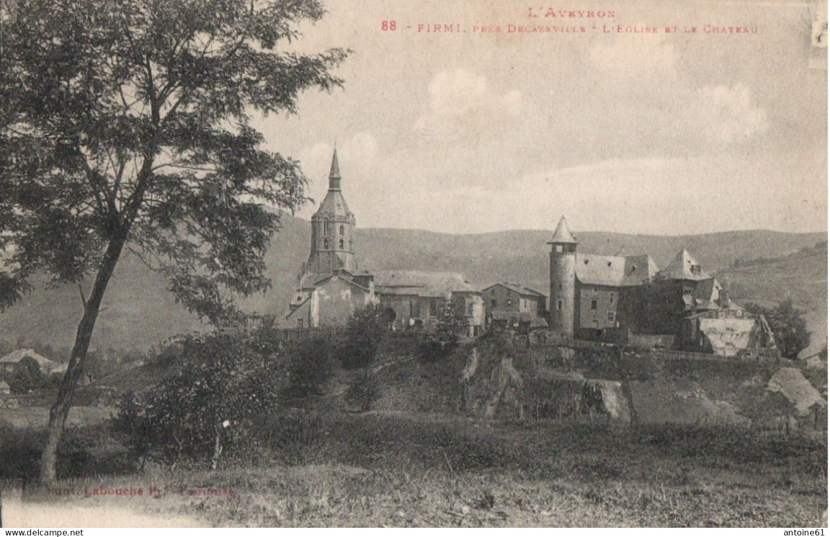 FIRMI -- Eglise Et Chateau - Firmi