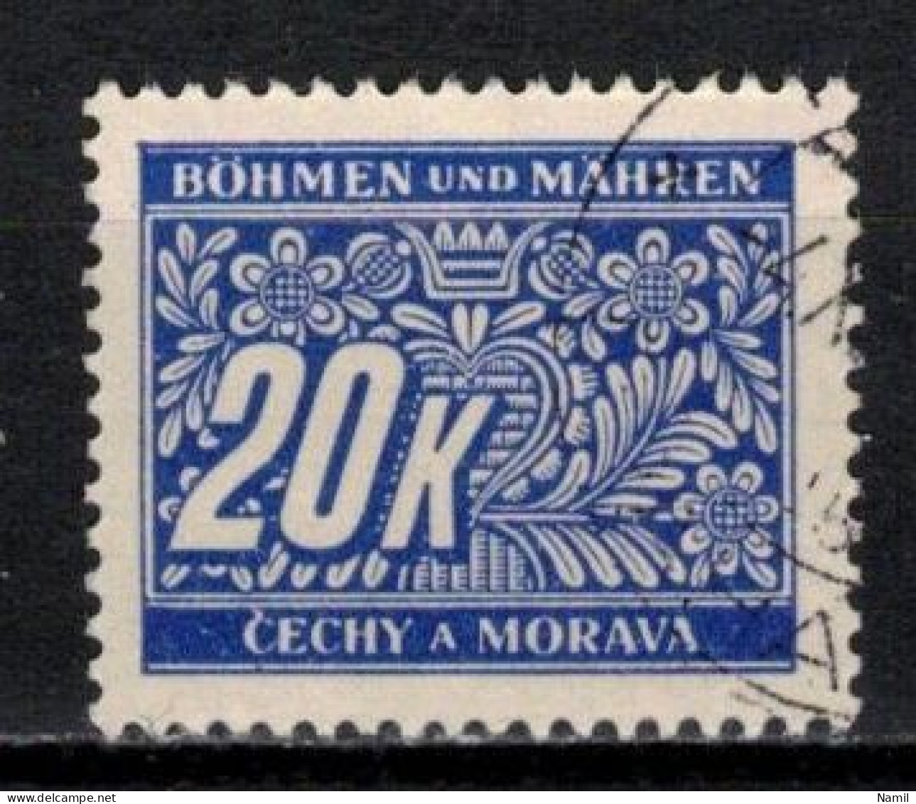 Boheme Et Moravie 1939 Mi P 14 (Yv TT 14), Obliteré, - Gebruikt