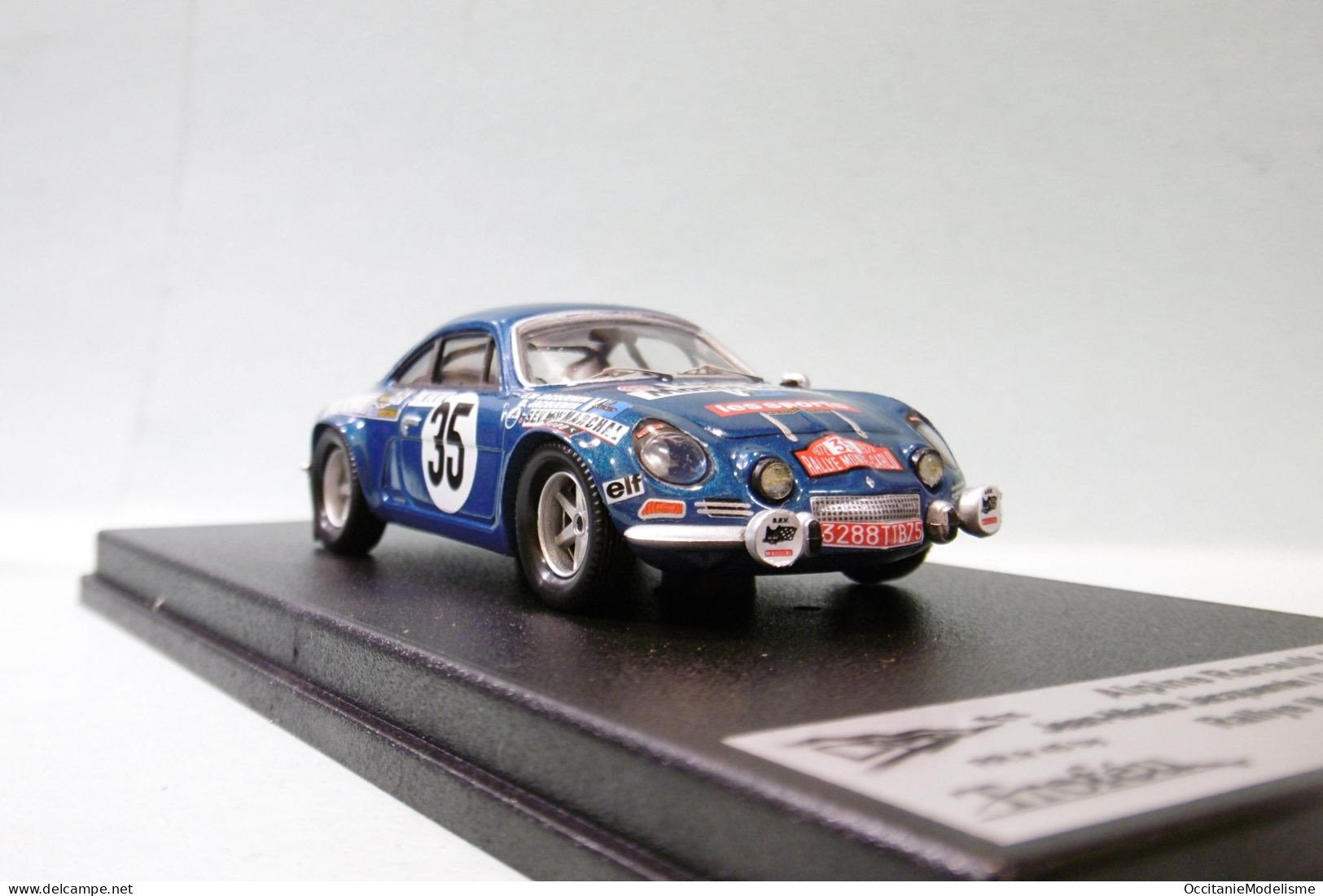 Troféu - ALPINE RENAULT A110 #35 Rallye Monte-Carlo 1972 Jacquemin Réf. RR.fr 45 NBO Neuf 1/43 - Trofeu