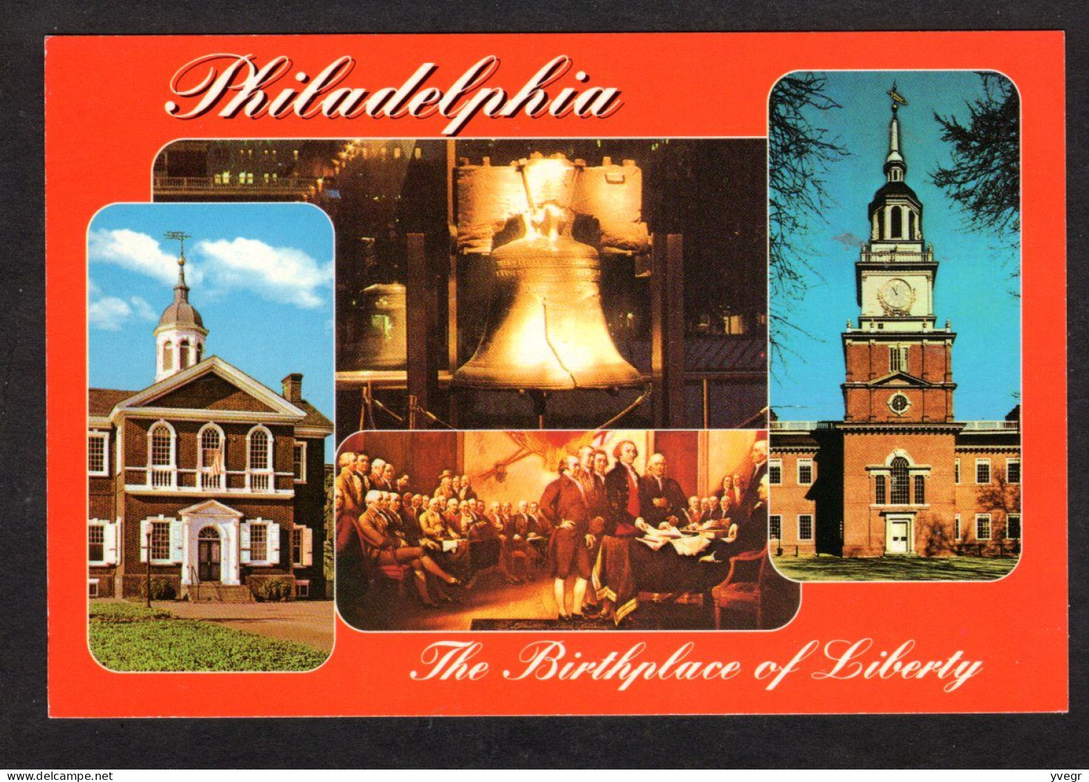 Etats Unis - PHILASELPHIA - The Birphplace Of Liberty - Liberty Bell, Carpenters Hall, Independence Hall, Multi Vues - Philadelphia