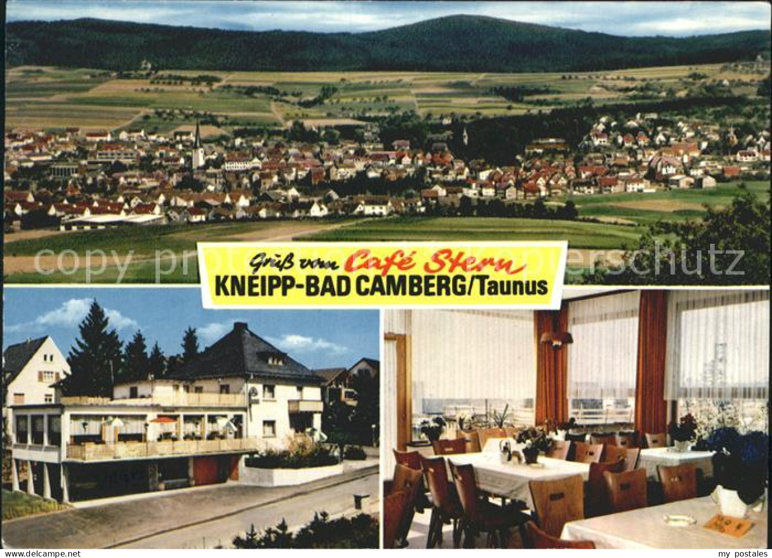 41803938 Bad Camberg Panorama Mit Cafe Stern Gaststube Bad Camberg - Bad Camberg