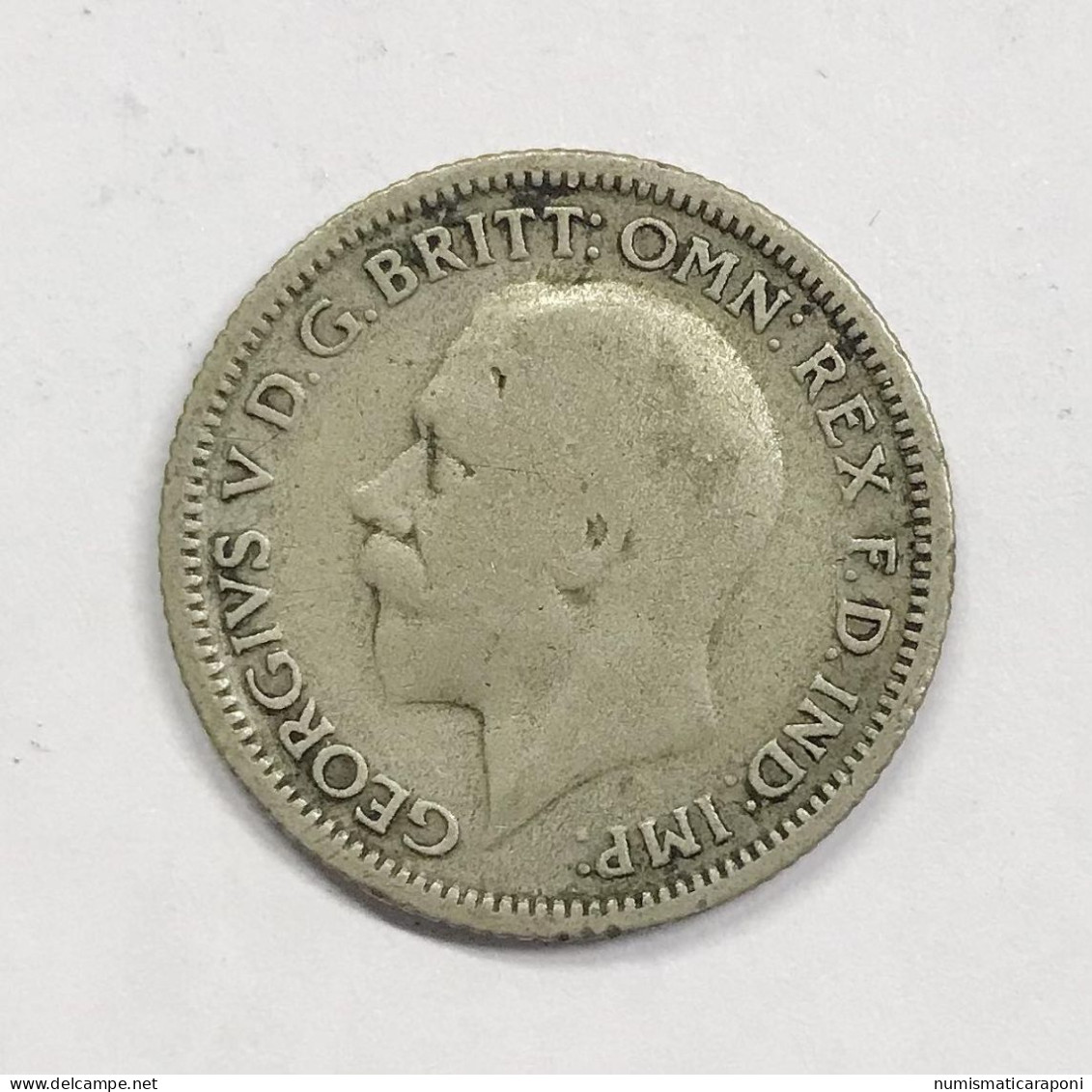 Gran Bretagna Great Britain 6 Pence 1928 E.1369 - 5 Pounds