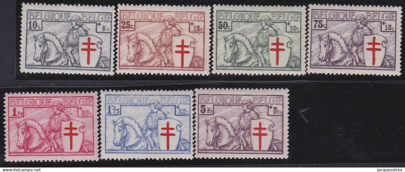 Belgie  .   OBP   .    394/400   (2 Scans)      .    *    .   Ongebruikt Met Gom   .   /   .    Neuf Avec Gomme - Unused Stamps