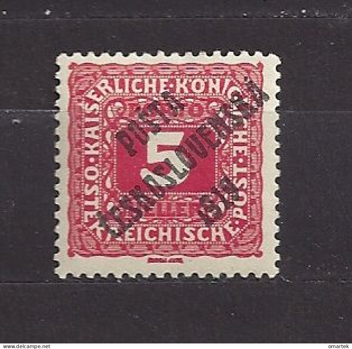 Czechoslovakia 1919 MH * Mi 81 Sc B47 Austrian Stamps Of 1916-18 Overprint POSTA CESKOSLOVENSKÁ 1919 C6 - Ongebruikt