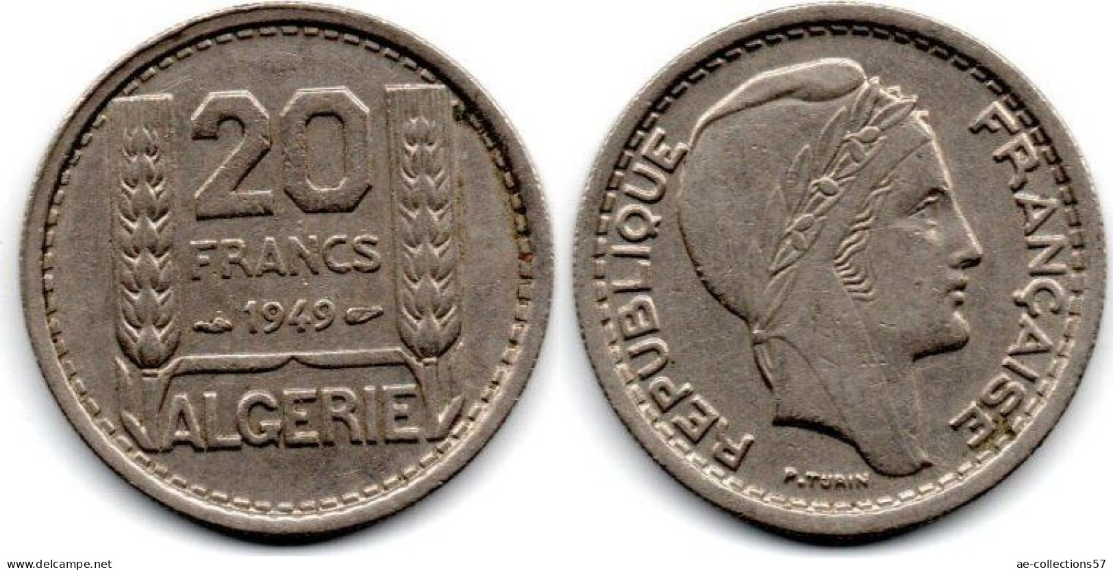 MA 30759 / Algérie - Algéria - Algerien 20 Francs 1949 TTB - Algérie