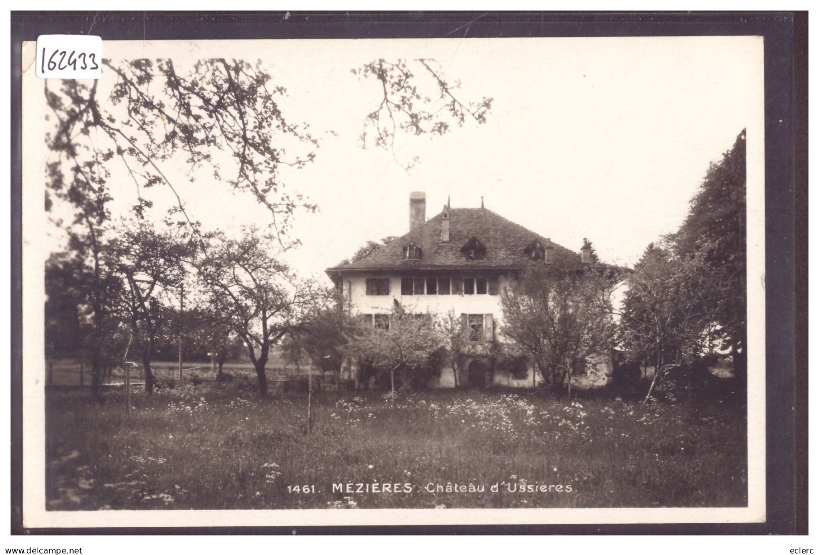 DISTRICT D'ORON - MEZIERES ROPRAZ - CHATEAU D'USSIERES - TB - Ropraz