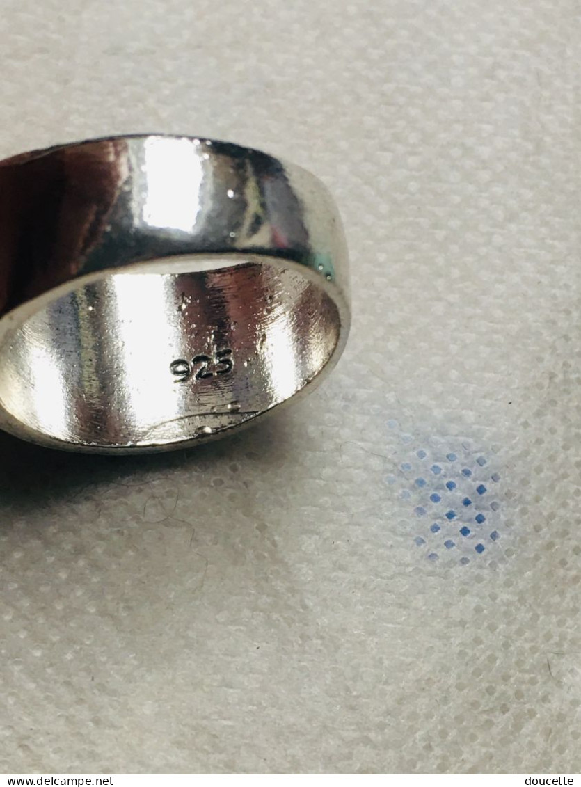 Bague En  Argent Massif Taille :63 - Anelli