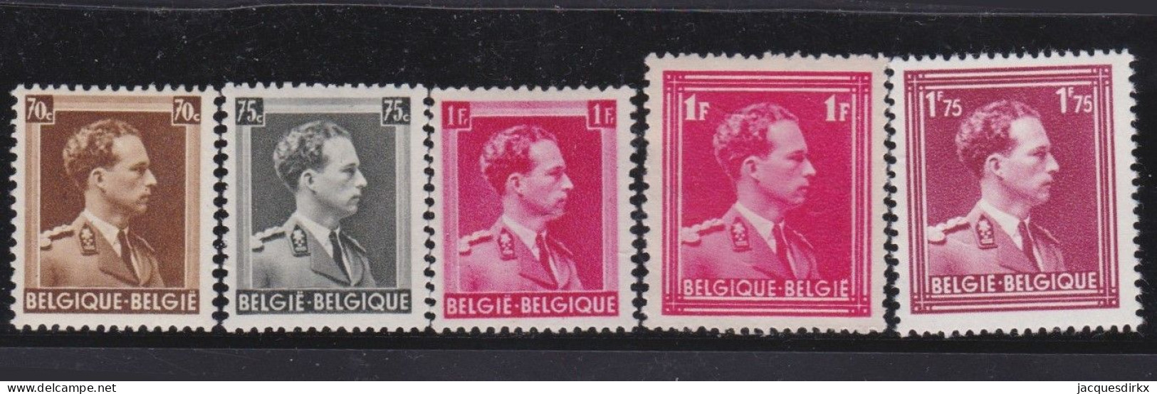 Belgie  .   OBP   .  5 Zegels    .   **    .   Postfris    .   /   .    Neuf Avec Gomme Et SANS Charnière - Ungebraucht