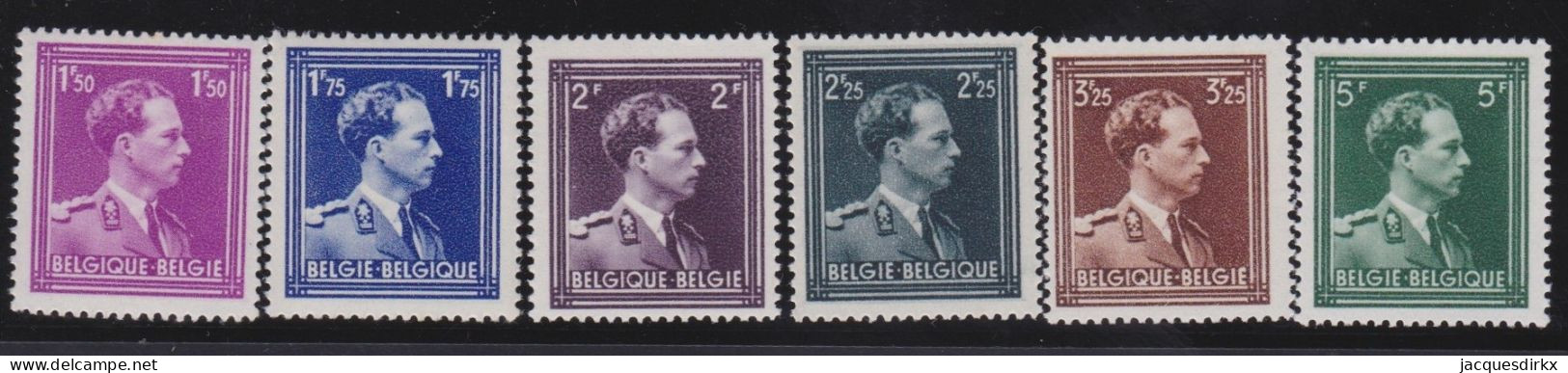 Belgie  .   OBP   .  641/646    .   **    .   Postfris    .   /   .    Neuf Avec Gomme Et SANS Charnière - Unused Stamps