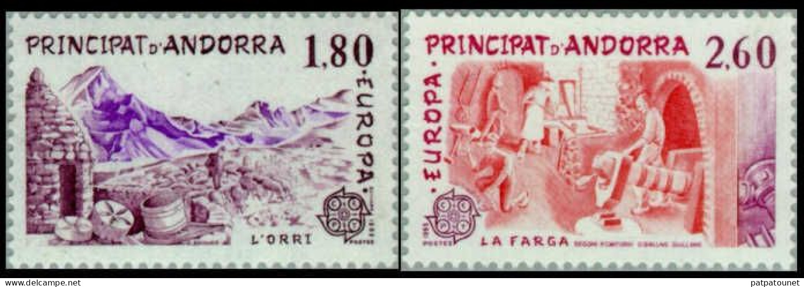 Andorre Français Europa CEPT 1983 MNH Yv 313/4 Cote 20 Euros - 1983