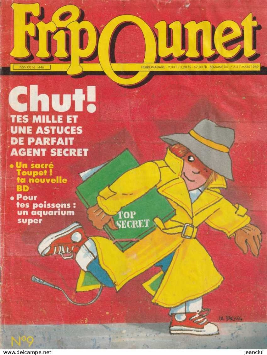 FRIPOUNET . N° 9  - SEMAINE DU 1er AU 7 MARS 1989 - Otros & Sin Clasificación