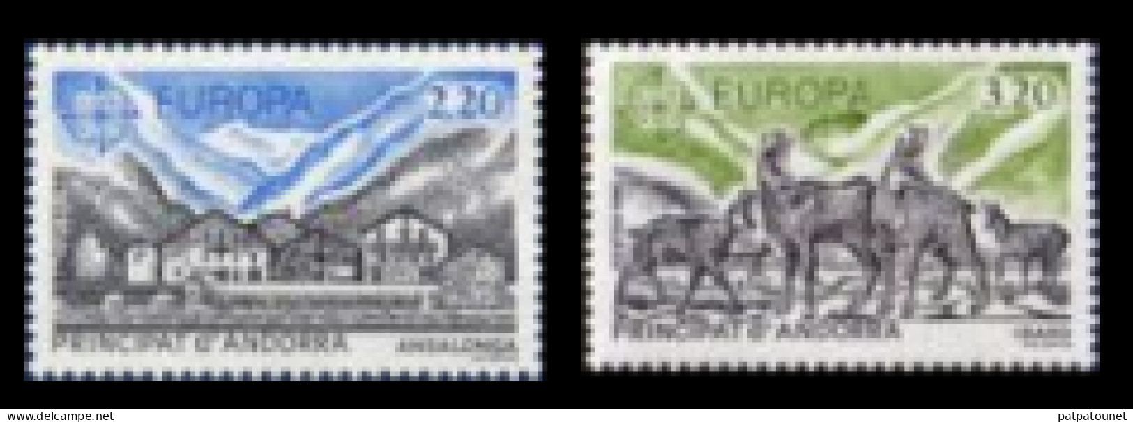 Andorre Français Europa CEPT 1986 MNH Yv 348/9 Cote 9 Euros - 1986