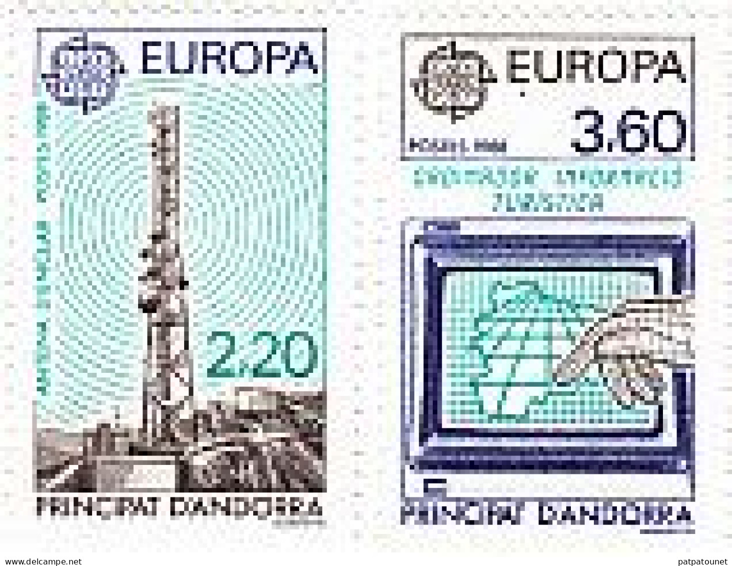 Andorre Français Europa CEPT 1988 MNH Yv 369/0 Cote 13 Euros - 1988