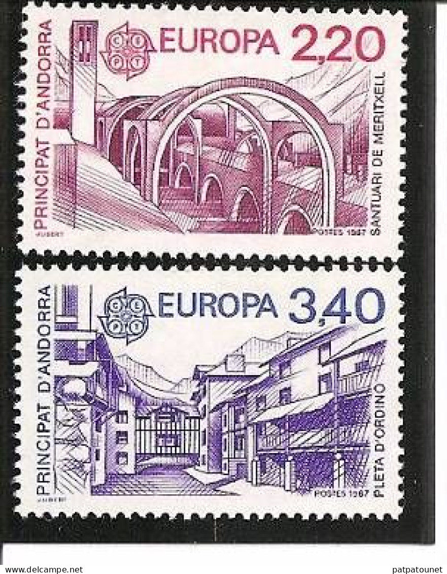 Andorre Français Europa CEPT 1987 MNH Yv 358/9 Cote 28 Euros - 1987