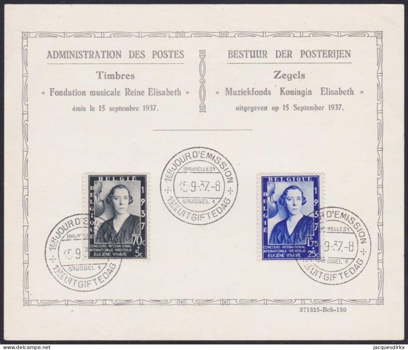 Belgie  .   OBP   .  456/457 Op Kaart   .   O    .   Gestempeld     .   /   .    Oblitéré - Used Stamps
