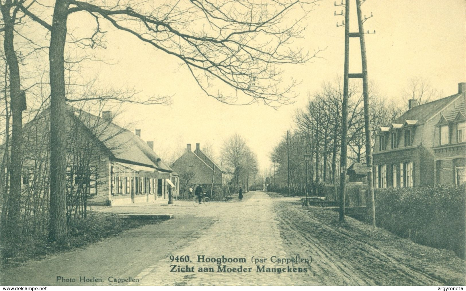 Hoogboom Par Cappellen - Zicht Aan Moeder Mannekens - Café - Hoogboomsteenweg - Hoelen 9460 - 1930 - Kapellen