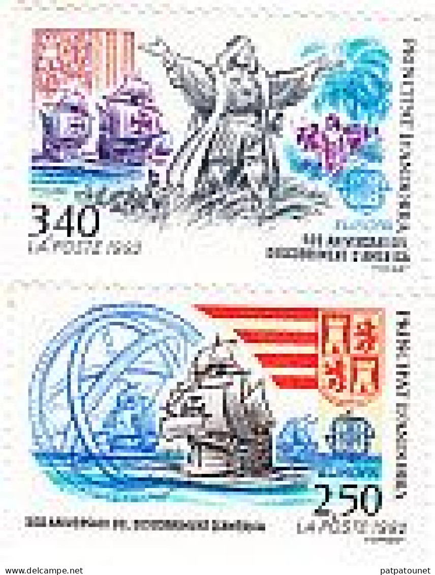 Andorre Français Europa CEPT 1992 MNH Yv 416/7 Cote 18 Euros - 1992