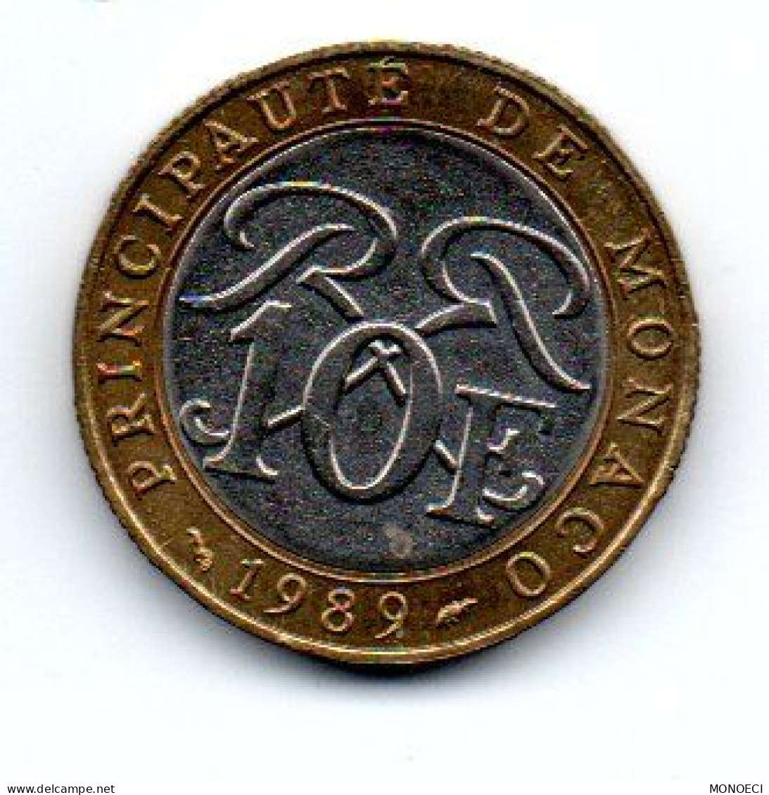 MONACO --MONTE CARLO --Monégasque -- Pièce De 10 Francs 1989 -- RAINIER III - 1960-2001 Nieuwe Frank