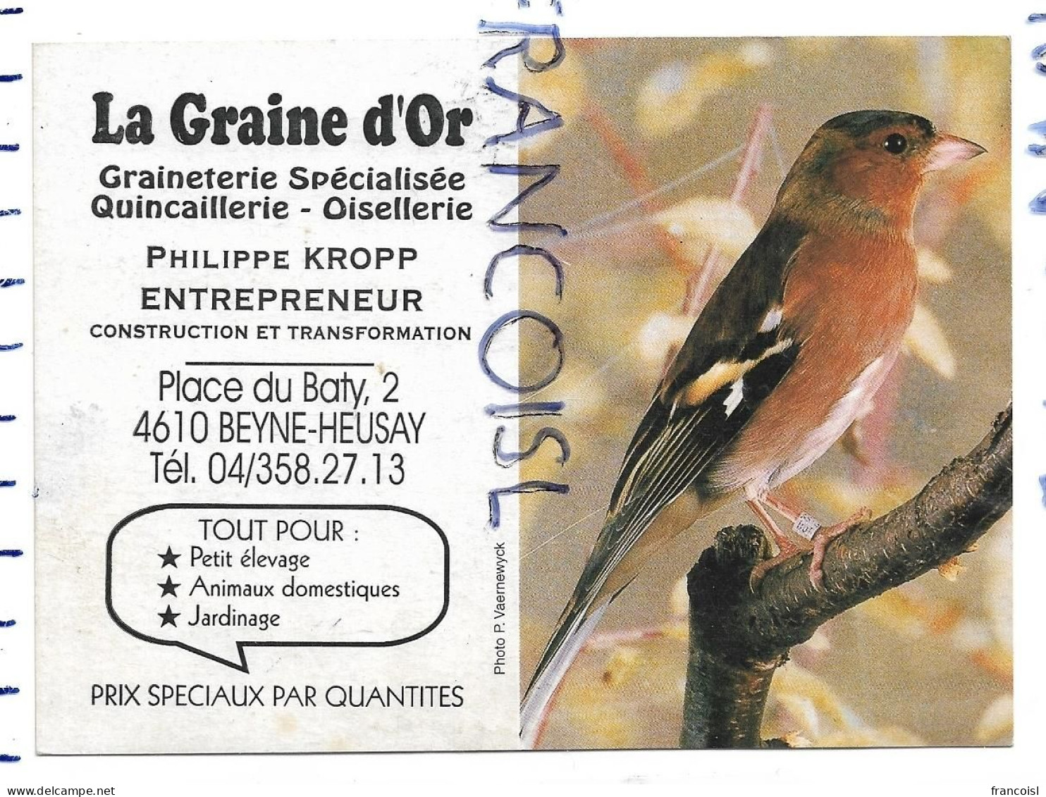 La Graine D'Or, Graineterie à Beyne-Heusay (B-4610) - Petit Format : 1991-00