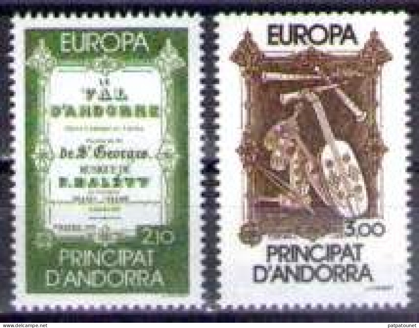Andorre Français Europa CEPT 1985 MNH Yv 339/0 Cote 20 Euros - 1985