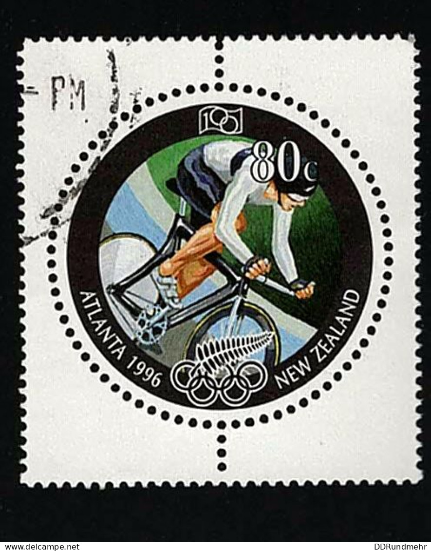 1996 Cycling  Michel NZ 1527 Stamp Number NZ 1375 Yvert Et Tellier NZ 1471 Stanley Gibbons NZ 2009 - Gebraucht