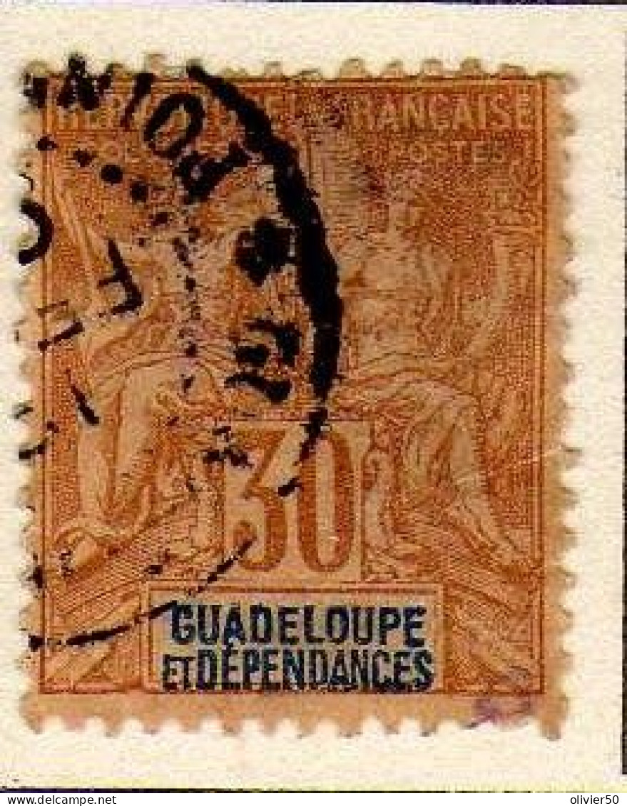 Guadeloupe - (1892) -  30 C.Type Groupe -  Oblitere - Gebraucht